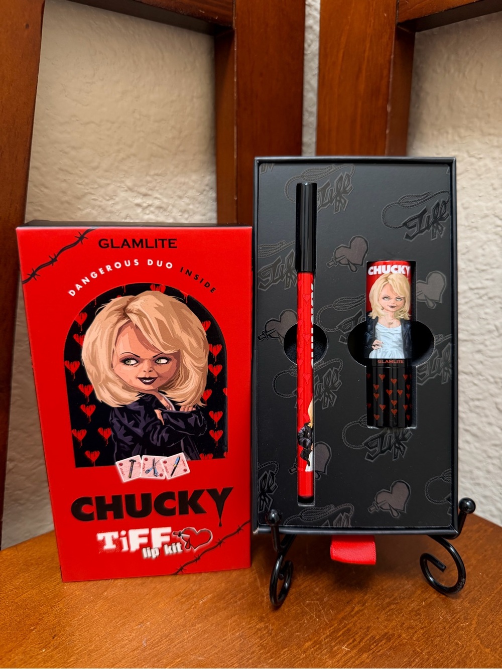 🔹New…Chucky x Glamlite "Tiff" Lip Kit, a limited-edition.